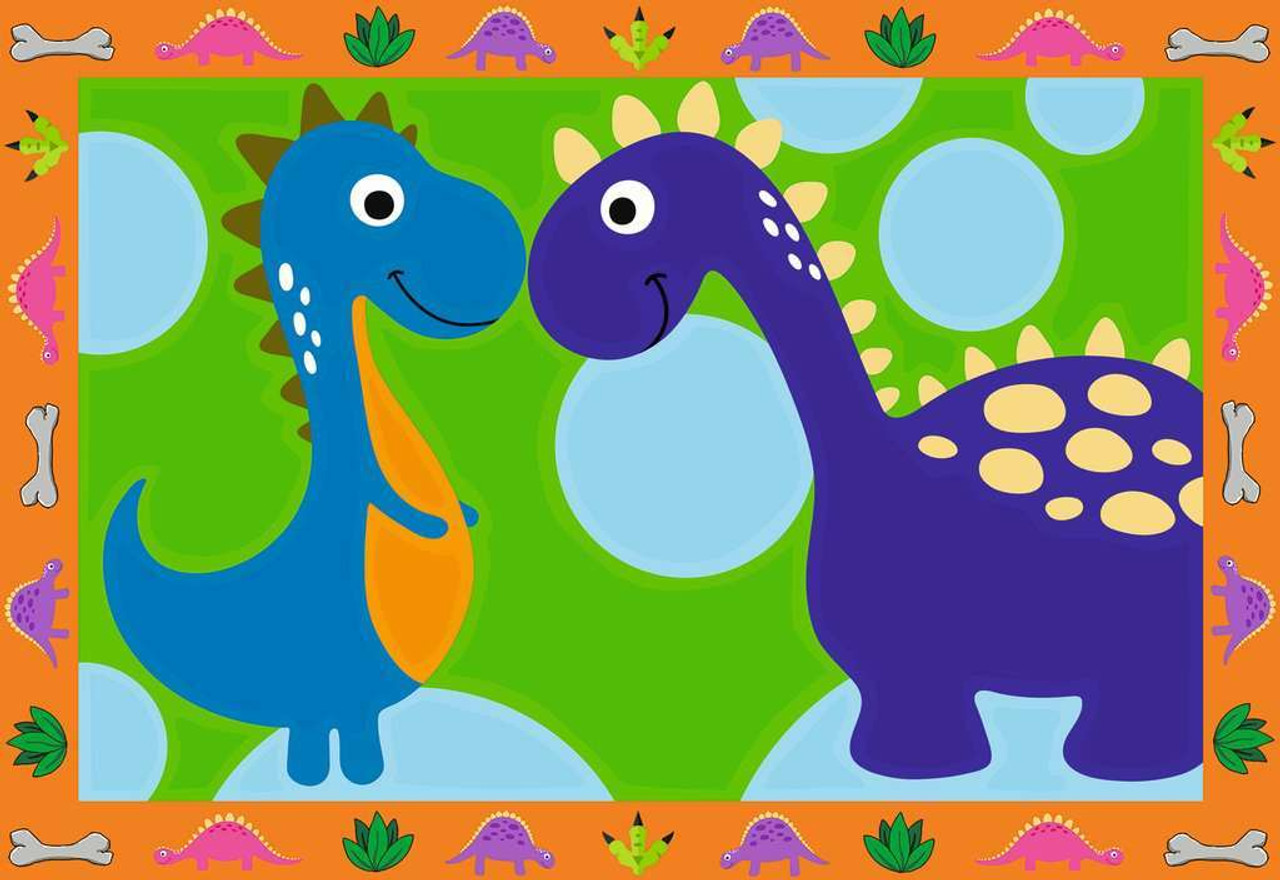 CreArt Jr: Paint-By-Number -  Land of the Dinosaurs (2 images) 3