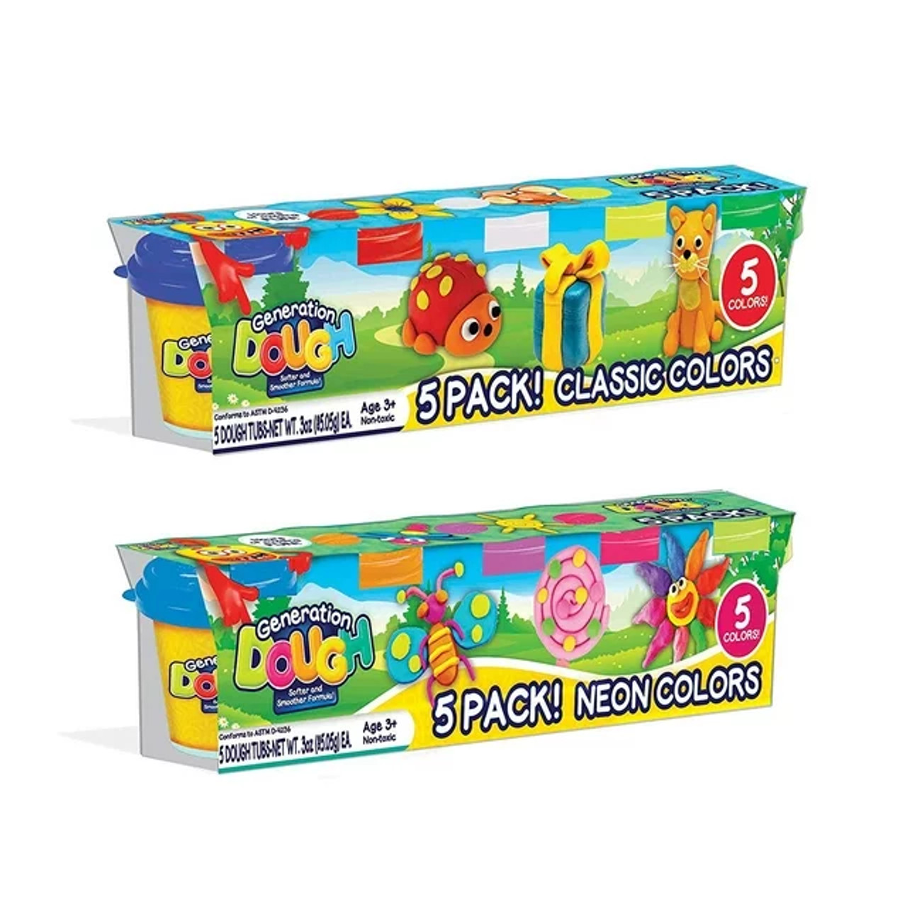 5 Pack Dough Tubs - 3oz