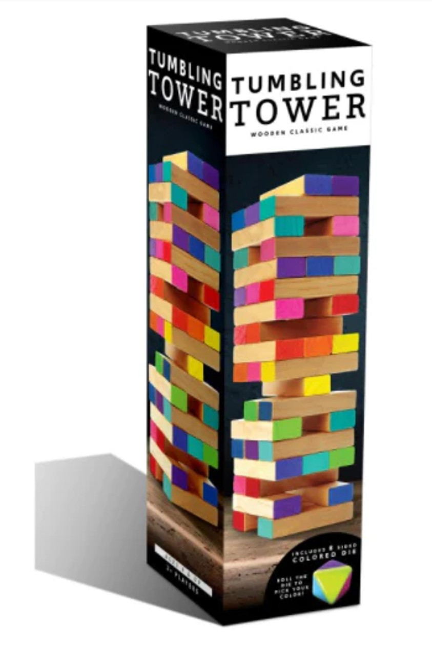 Tumbling Tower Wooden Game