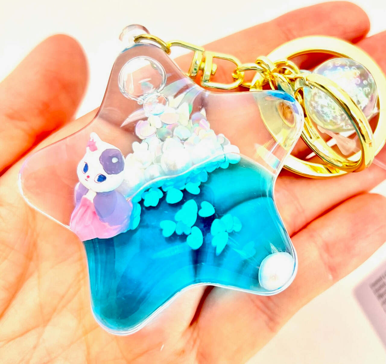 Cat Girl Star Floaty Key Charm (assorted) 5