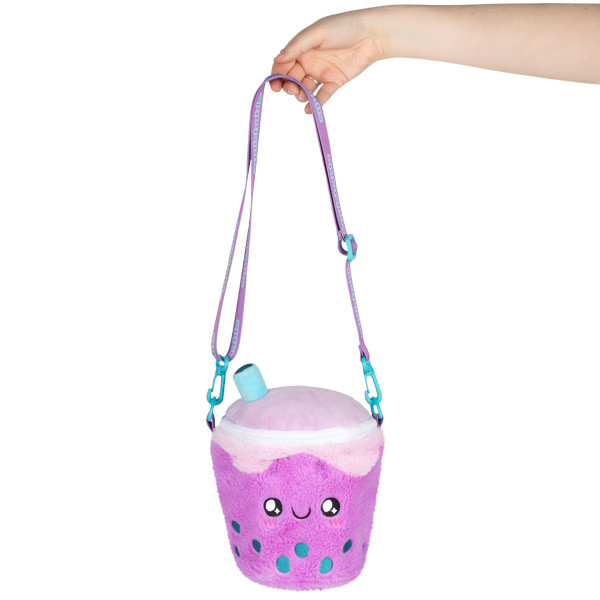 Bubble Tea Fuzzy Crossbody Bag