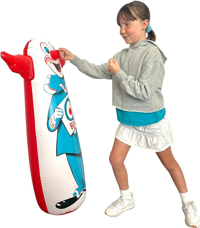 Bozo The Clown Bop Bag 46 Inch - PlayMatters Toys