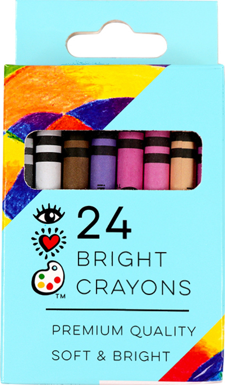 iHeart Art 24 Bright Crayons 4