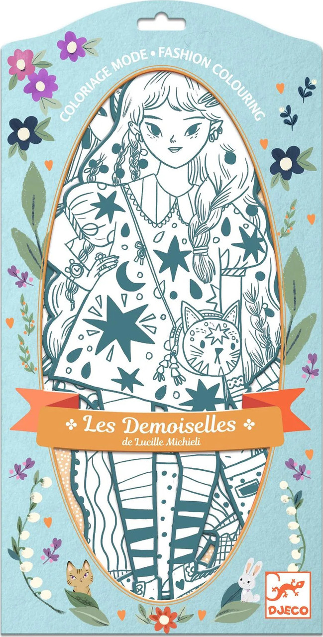 Angèle and Friends Coloring Demoiselle 1