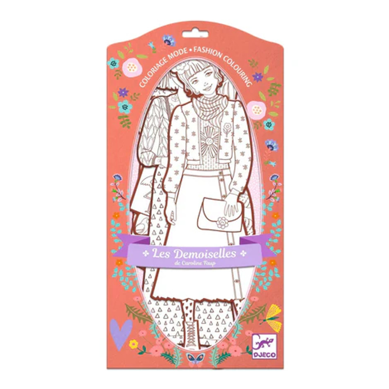 Demoiselle Nin Pink Color In Paper Doll