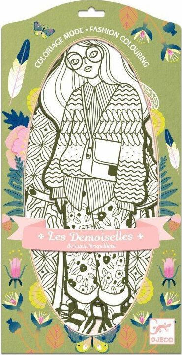 Demoiselle Bowie Sage Green Color In Paper Doll - PlayMatters Toys
