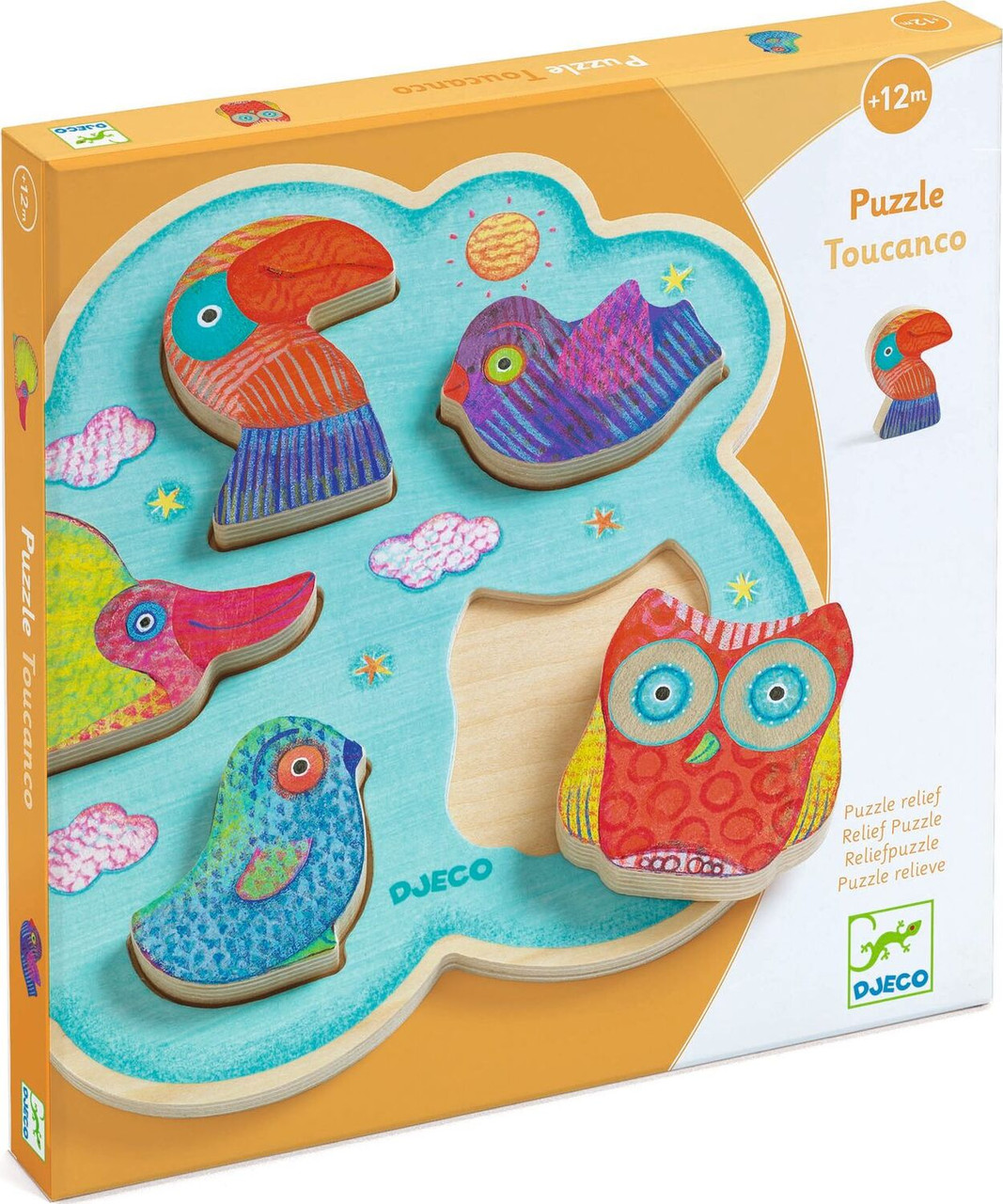 DJECO Toucanco Wooden Puzzle 1