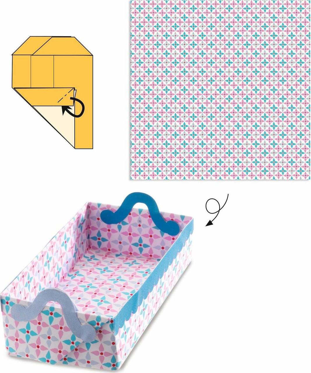 Small Boxes Origami Paper Craft Kit 3