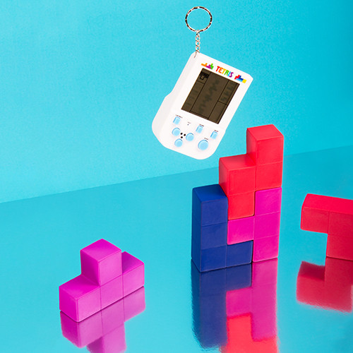 Tetris Keyring Arcade Game - PlayMatters Toys