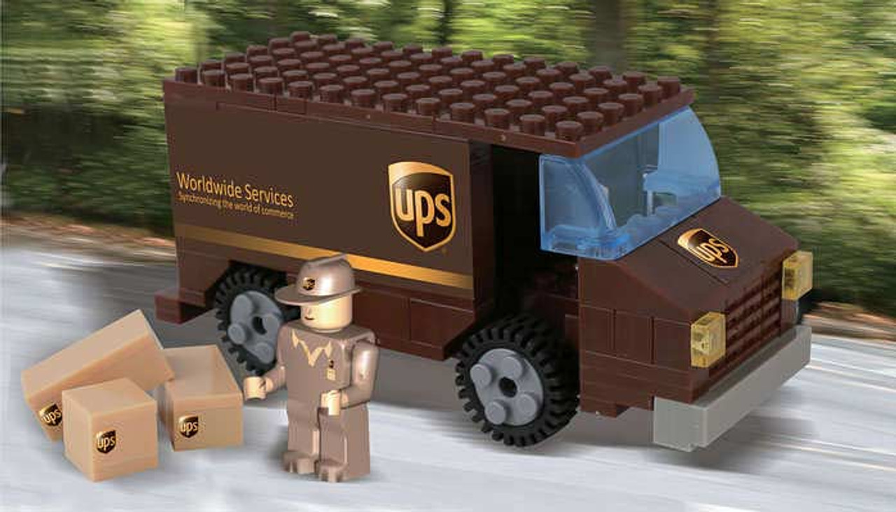 UPS 111 Piece Package Car Construction Toy 1