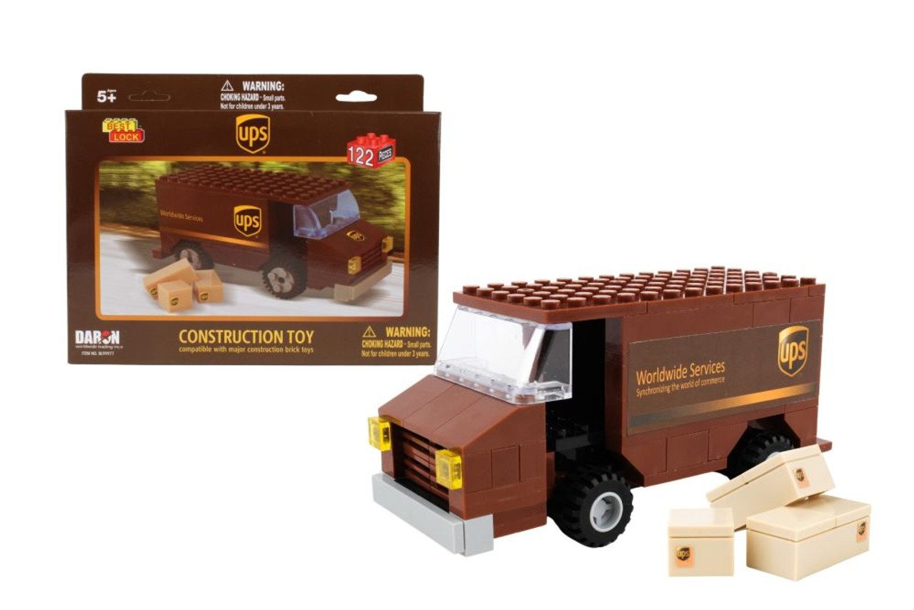 Ups 111 Piece Package Car Construction Toy