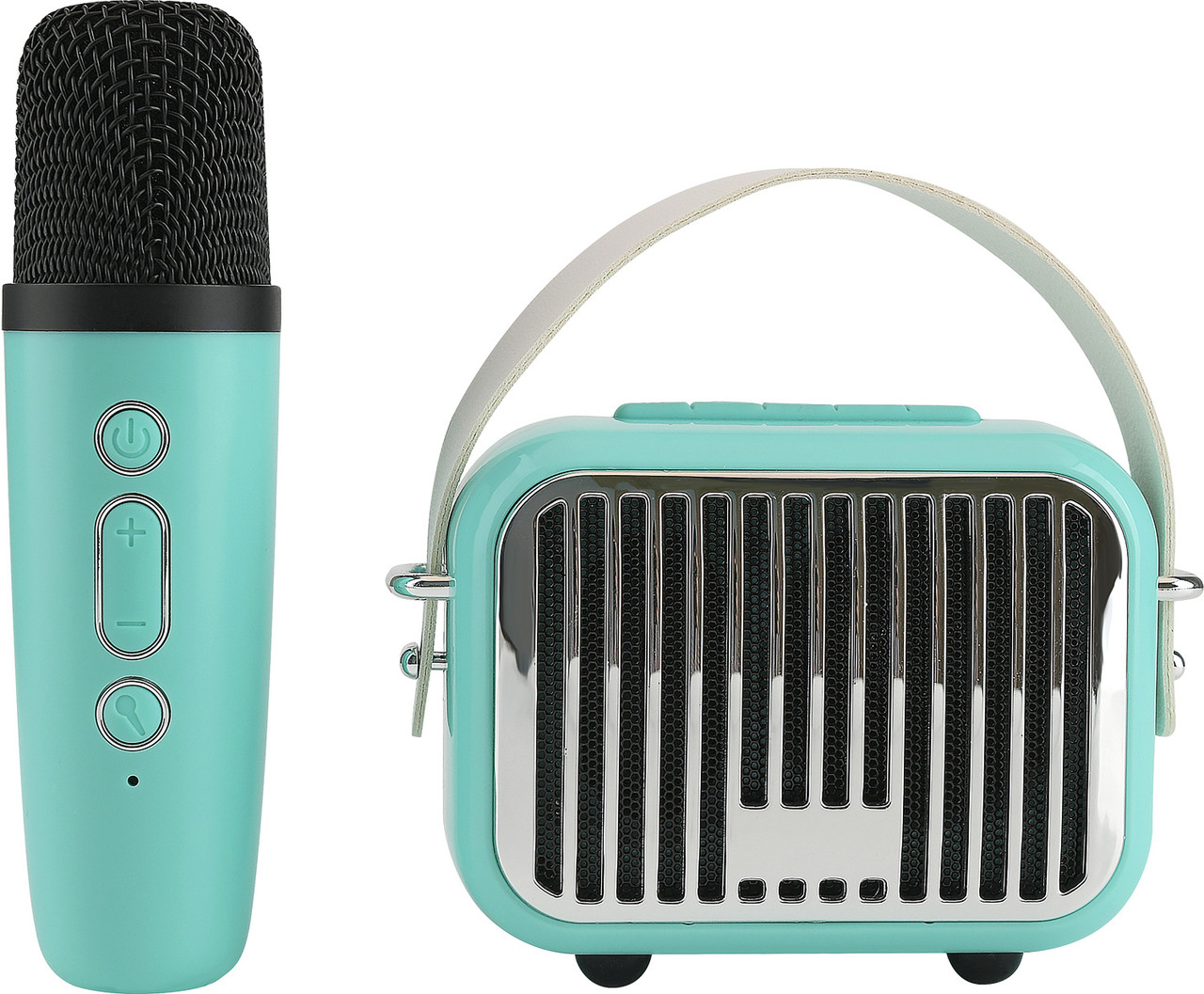 Pocket Karaoke Speaker and Microphone Combo - Teal Edition 1