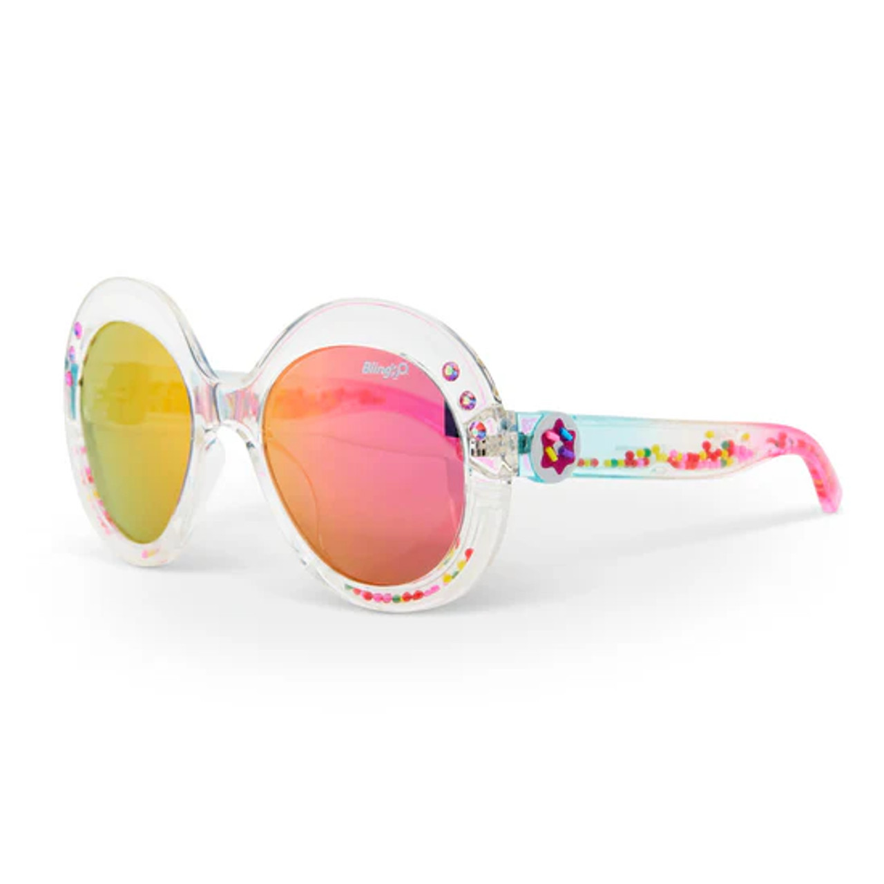 Sprinkle Sunrise Round Youth Sunglasses