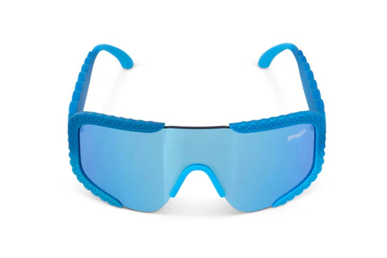 Gulf Shore Shield Blue Youth Sunglasses