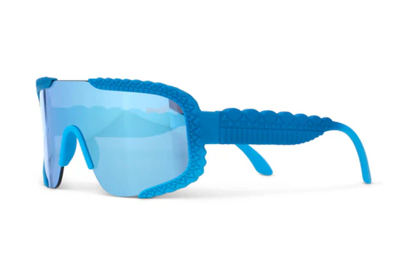 Gulf Shore Shield Blue Youth Sunglasses