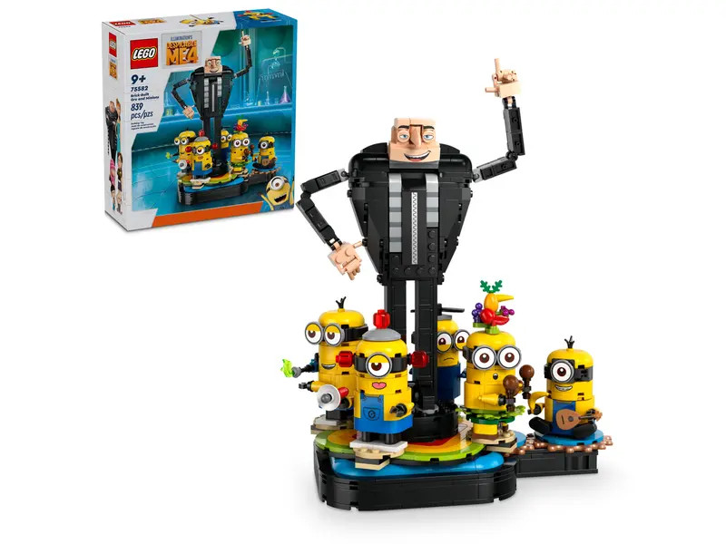 Brick Built Gru And Minions