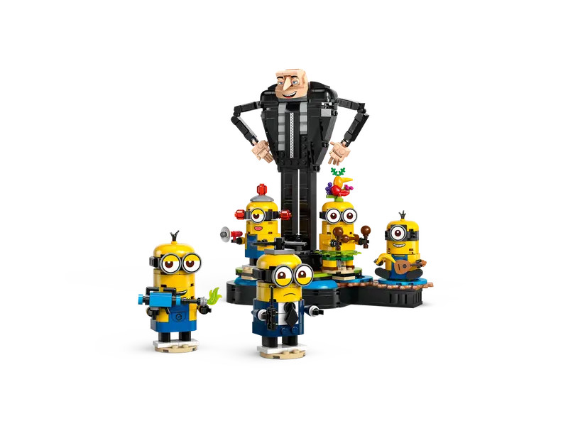 Brick Built Gru And Minions