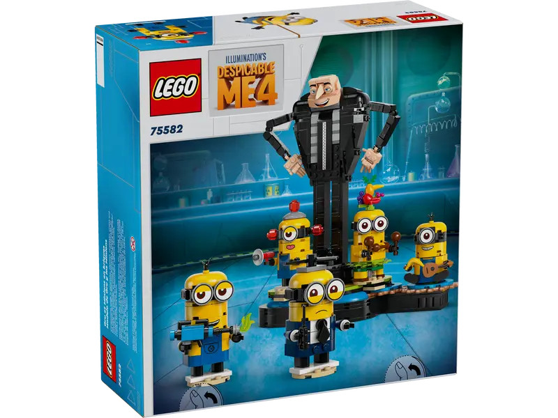 Brick Built Gru And Minions