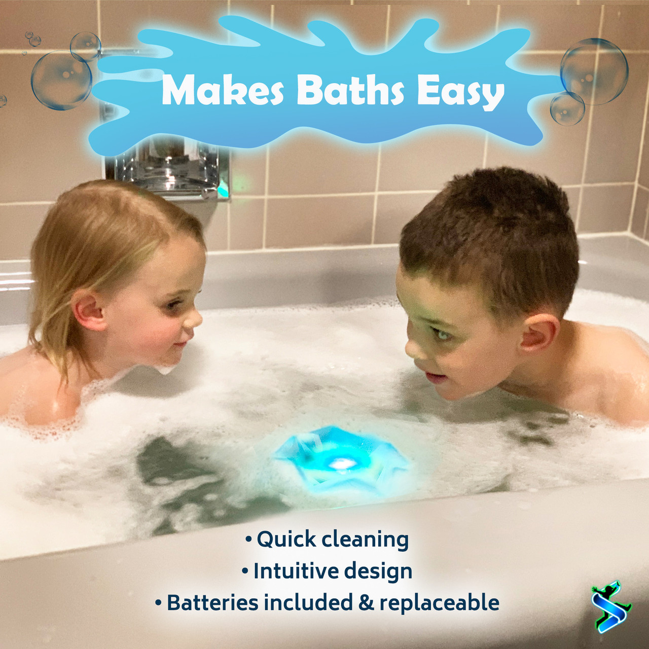 Bath Buddy - A Glowing, Floating Bath & Pool Toy! 2