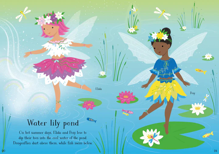 Little Sticker Dolly Dressing Summer Time Fairies