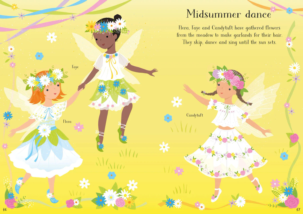 Little Sticker Dolly Dressing Summer Time Fairies