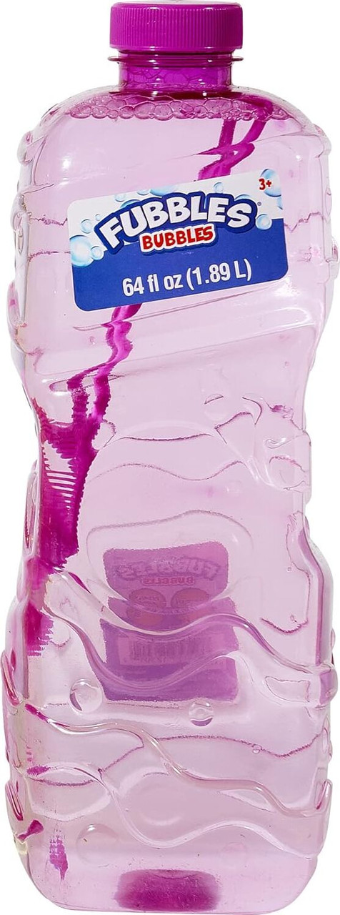 Fubbles Bubble Solution 64 oz (assorted colors) 4