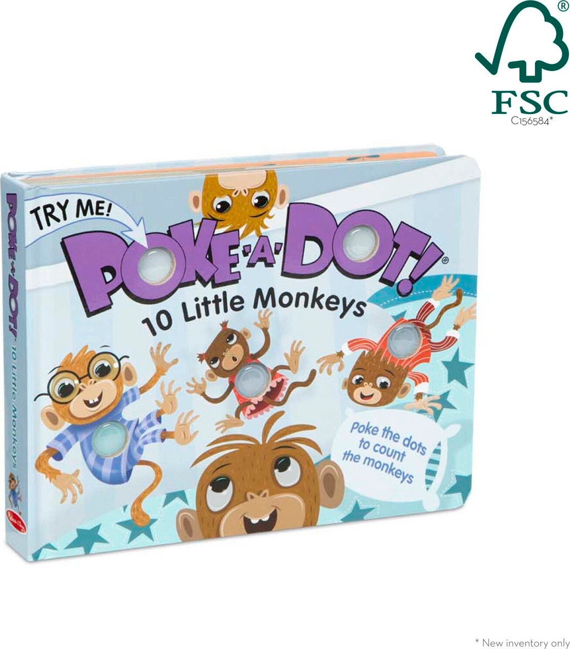 Poke-A-Dot: 10 Little Monkeys 1