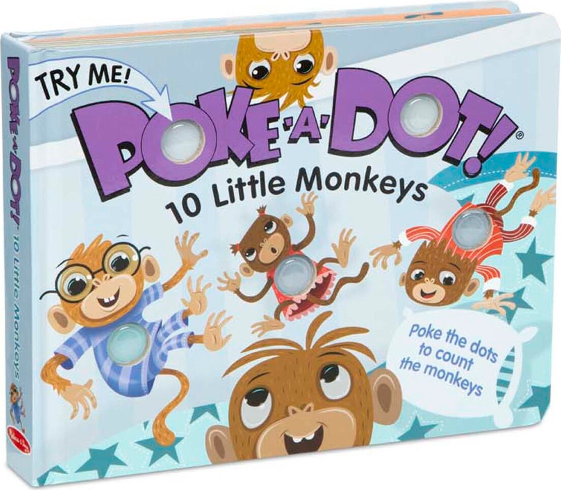 Poke-A-Dot: 10 Little Monkeys - PlayMatters Toys