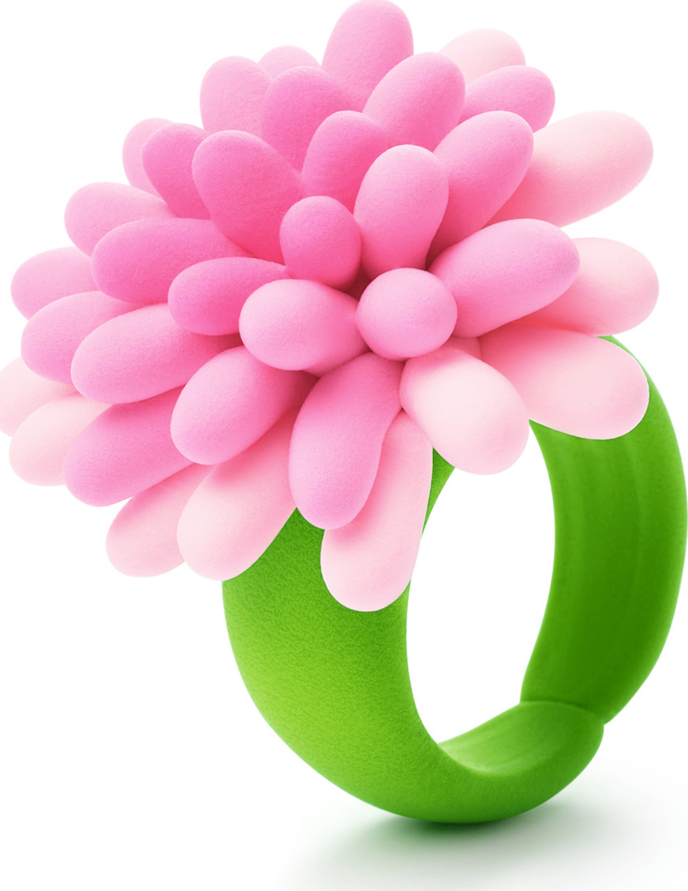 Hey Clay Bijou Flower Rings 2