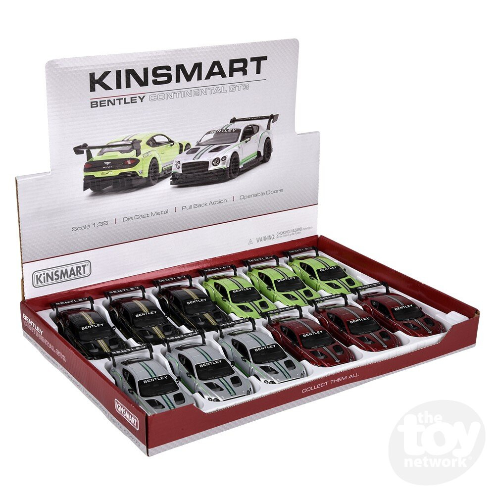 BENTLEY CONTINENTAL GT3 ミニカー Bentley Continental GT3 Pull-Back Toy Car — Miller Motorcars