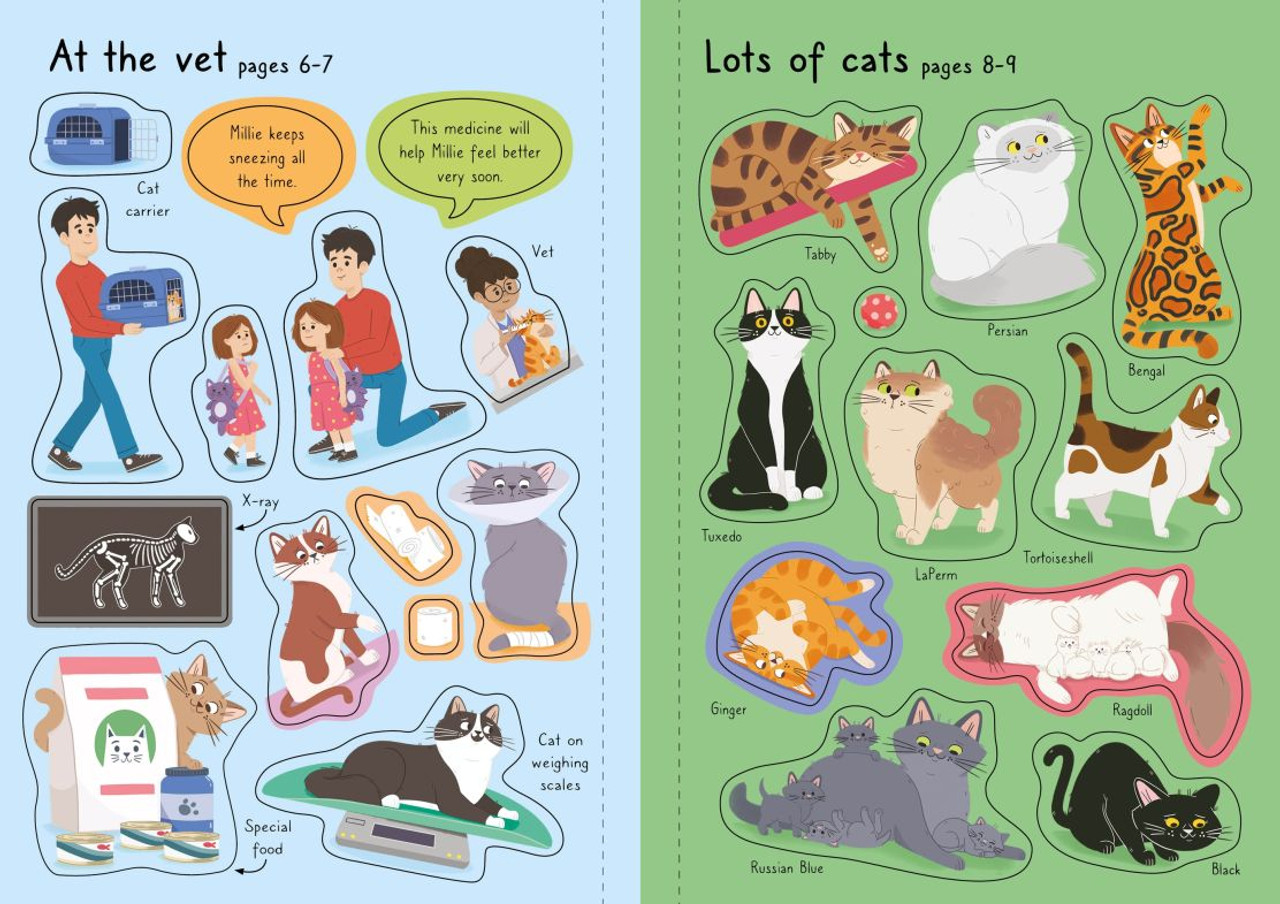 Little First Stickers Cats And Kittens