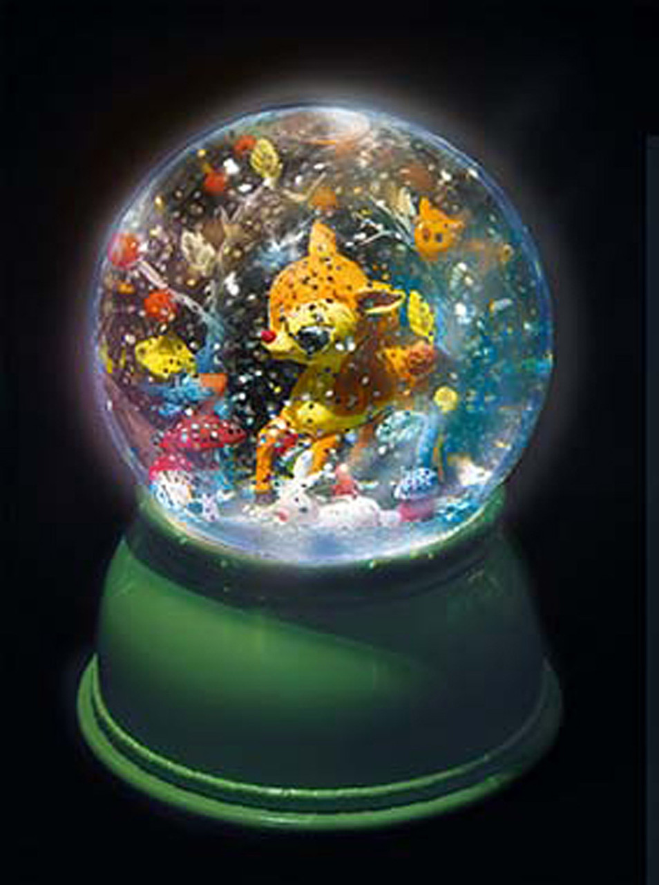 Snowglobe Fawn Night Light 2