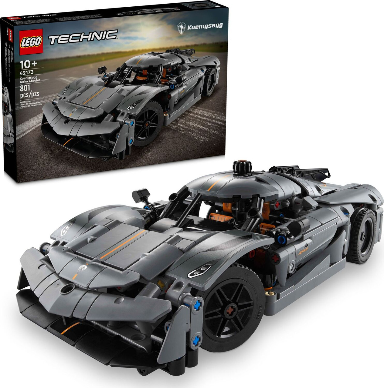 LEGO Technic: Koenigsegg Jesko Absolut Gray Hypercar 1
