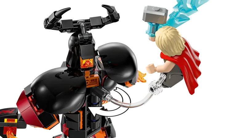 Thor Vs Surtur Construction Figure