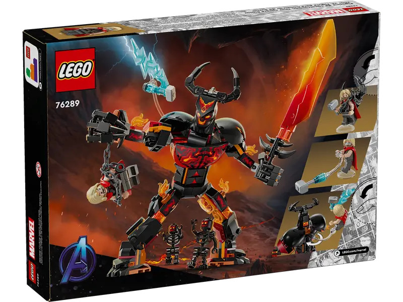 Thor Vs Surtur Construction Figure