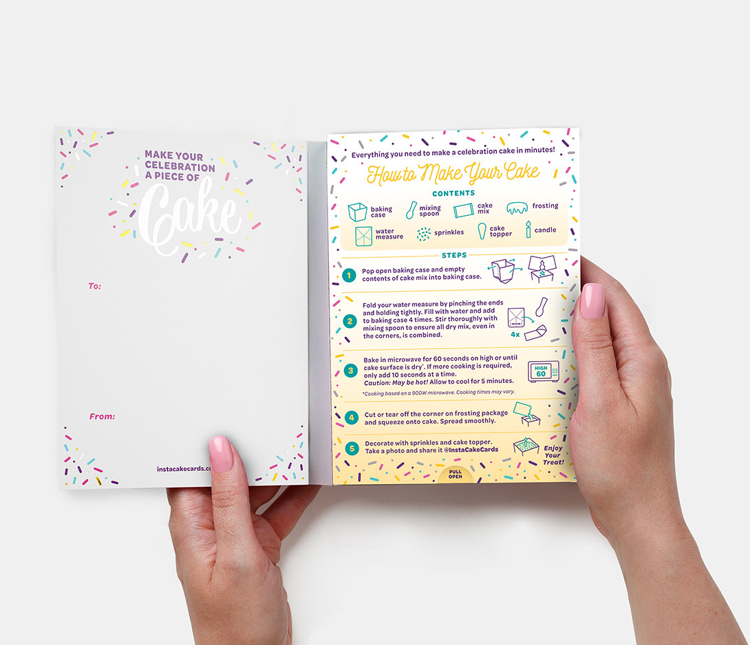 Congratulations Lemon Cake Card