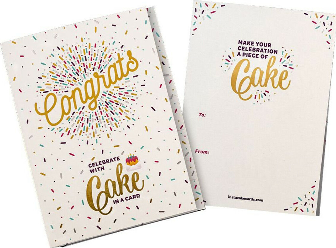 Congrats! Cake Card: Zesty Lemon 1