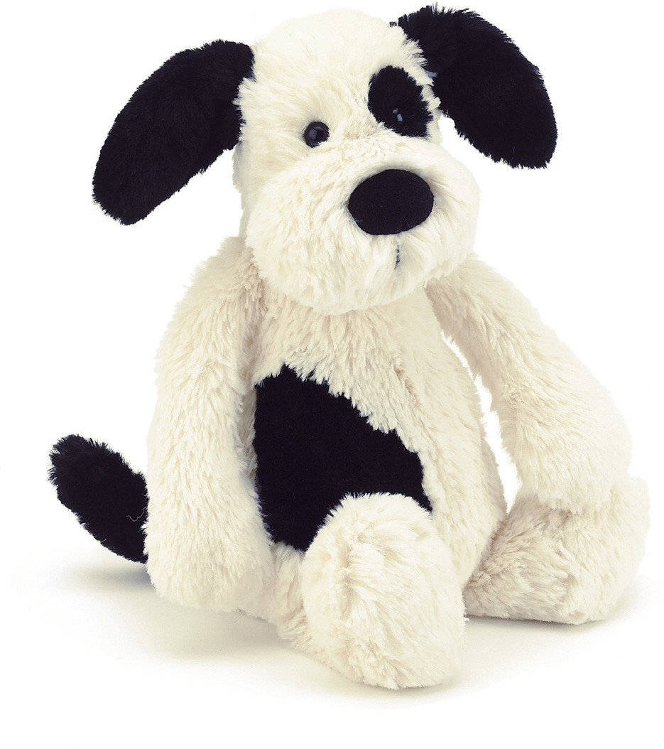 Bashful Black & Cream Puppy Really Big 1