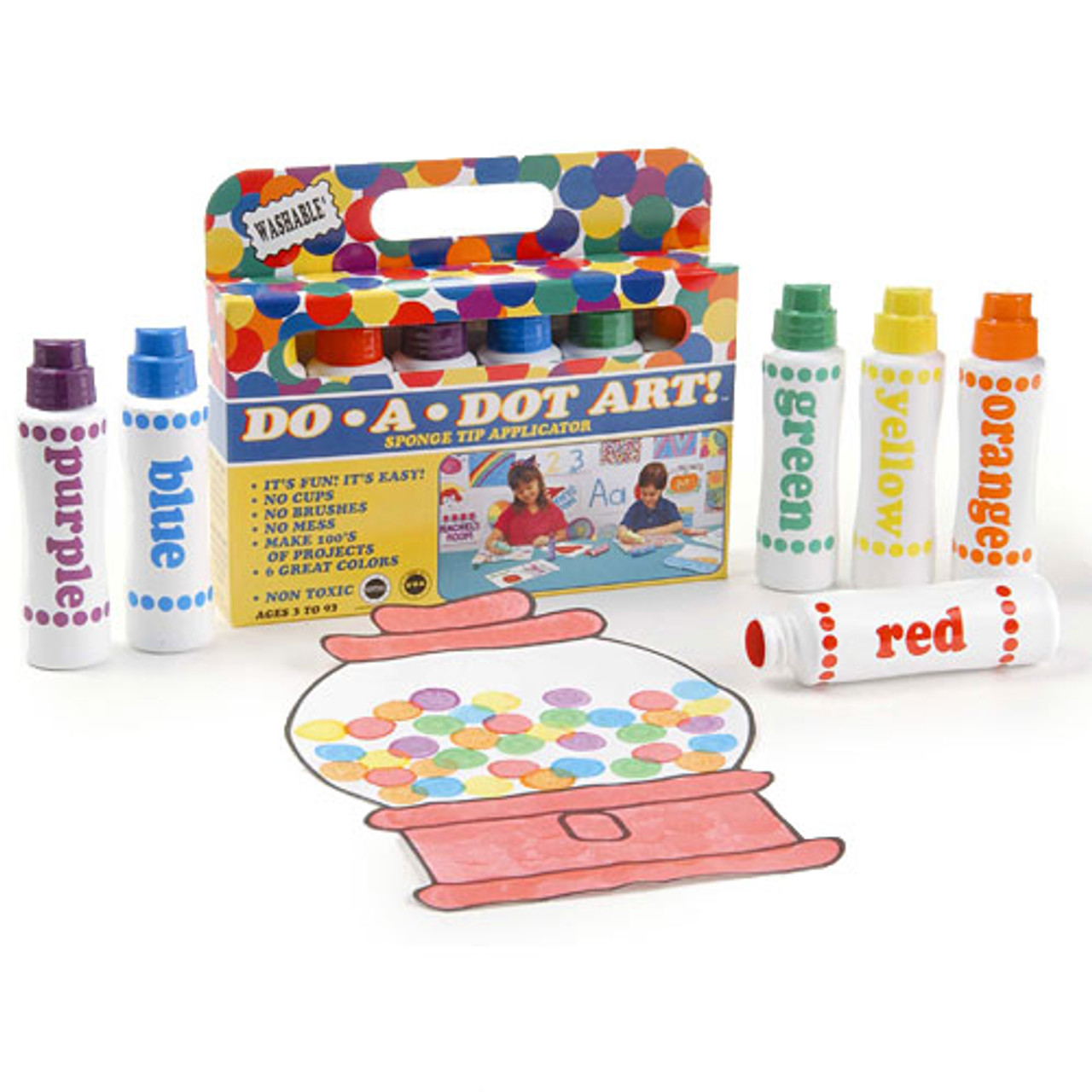 JUST IN: Washable Rainbow Dot Markers