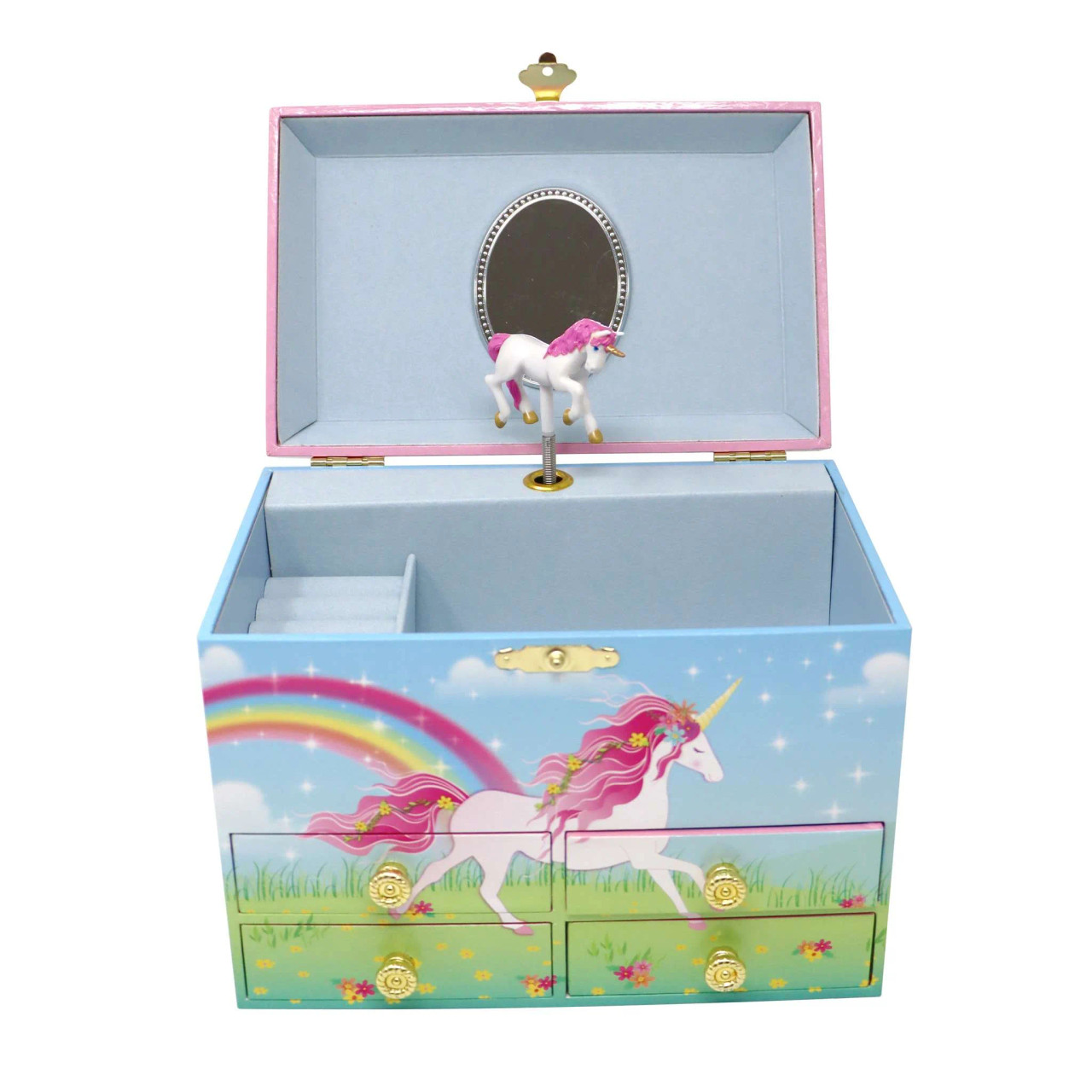 Stardust Unicorn Medium Musical Jewelry Box - PlayMatters Toys