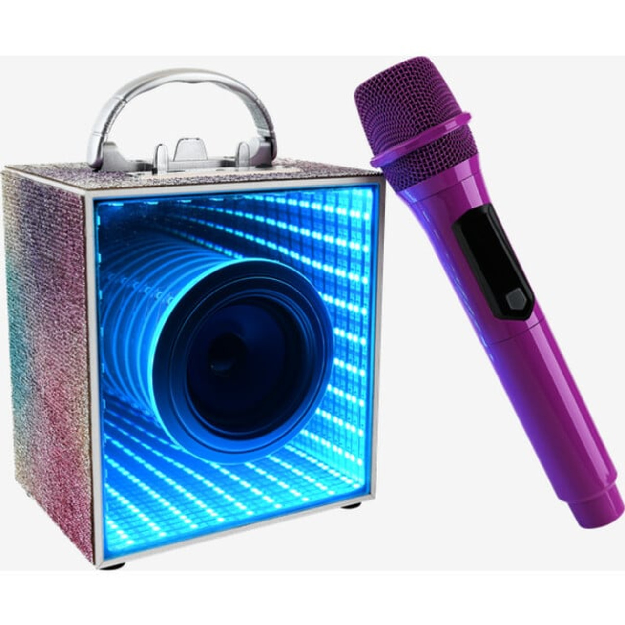 Pop Star Karaoke Infinity Lights Speaker And Mic