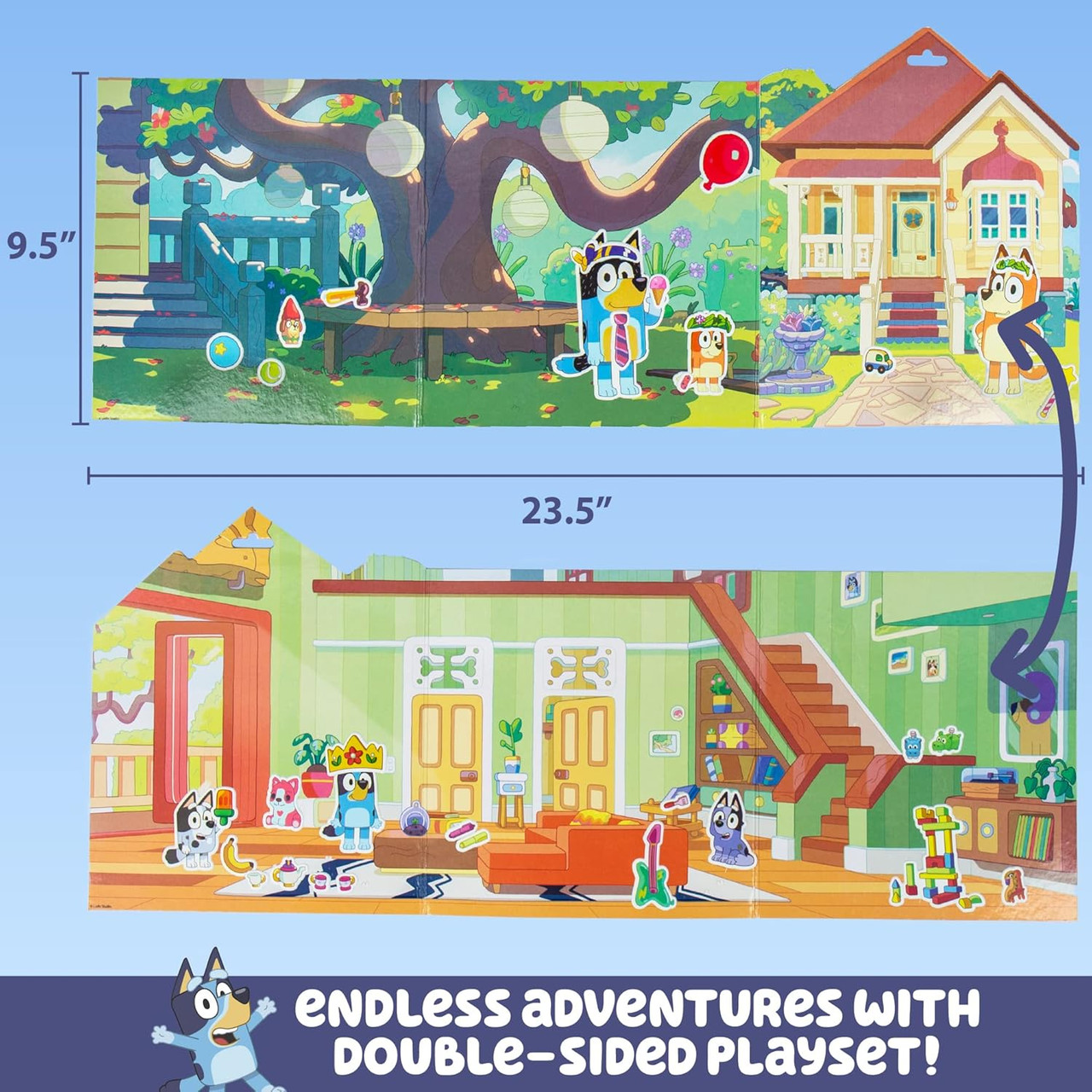 Bluey Color And Sticker Playset