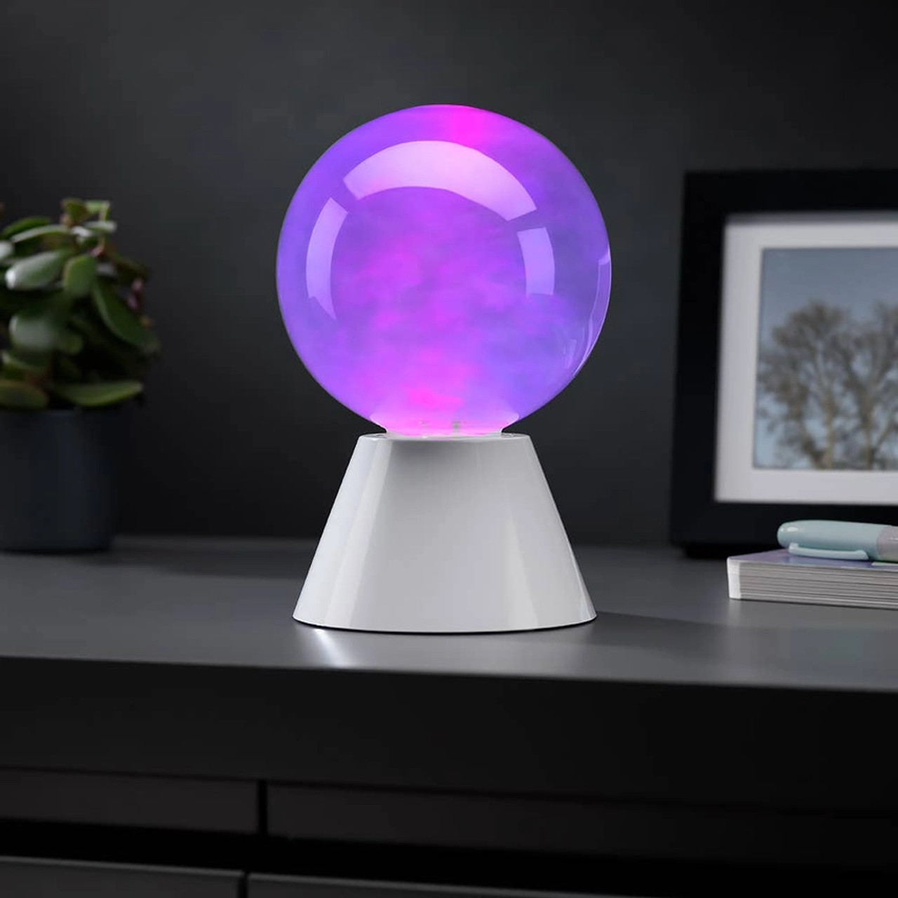 Spinning Aurora Cloud Globe