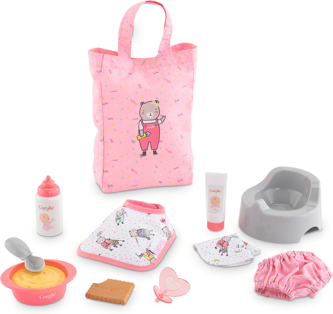 Corolle Large Pink Accessories Set 1