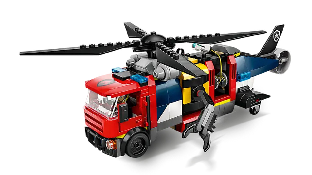 Helicopter Fire Truck And Submarine