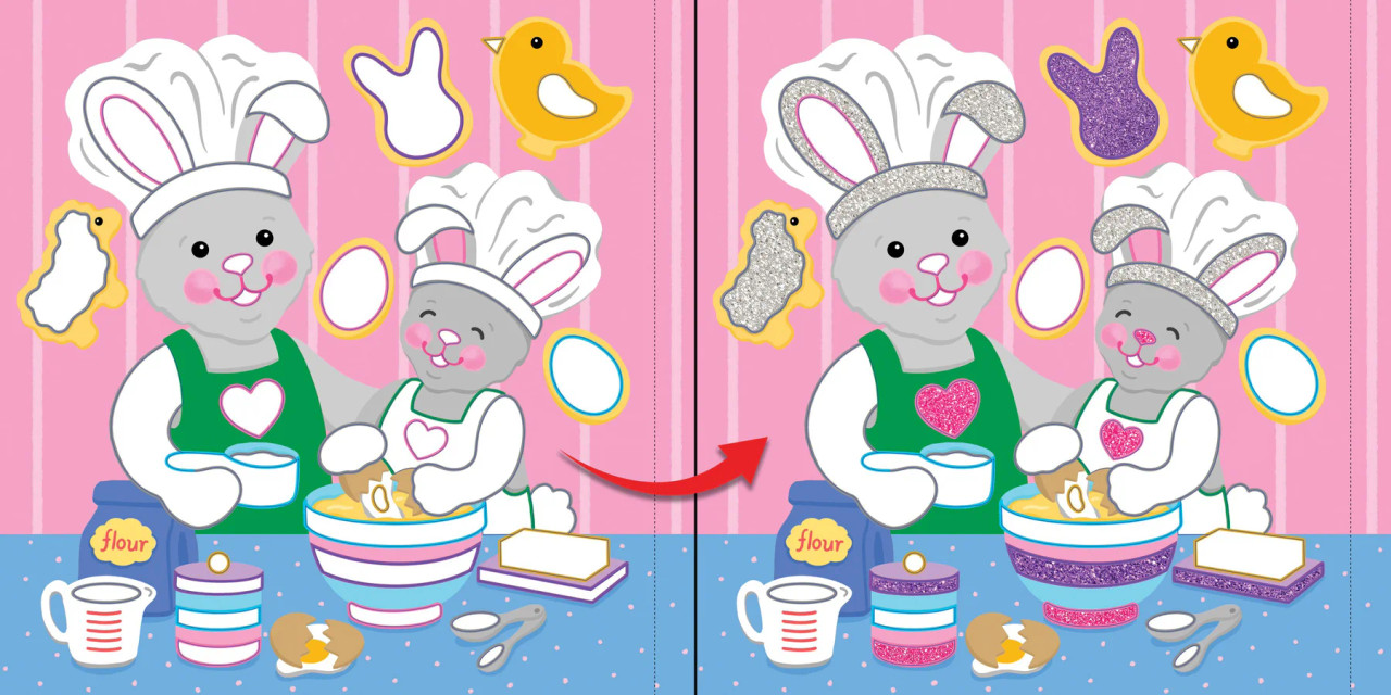 Easter Color By Foil Sticker Book