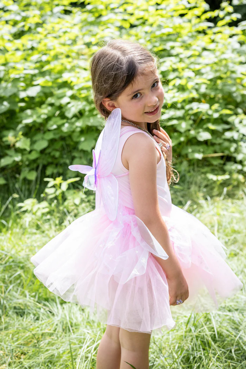 Flutter Butterfly Skirt Wings And Wand Pink Size 4-6