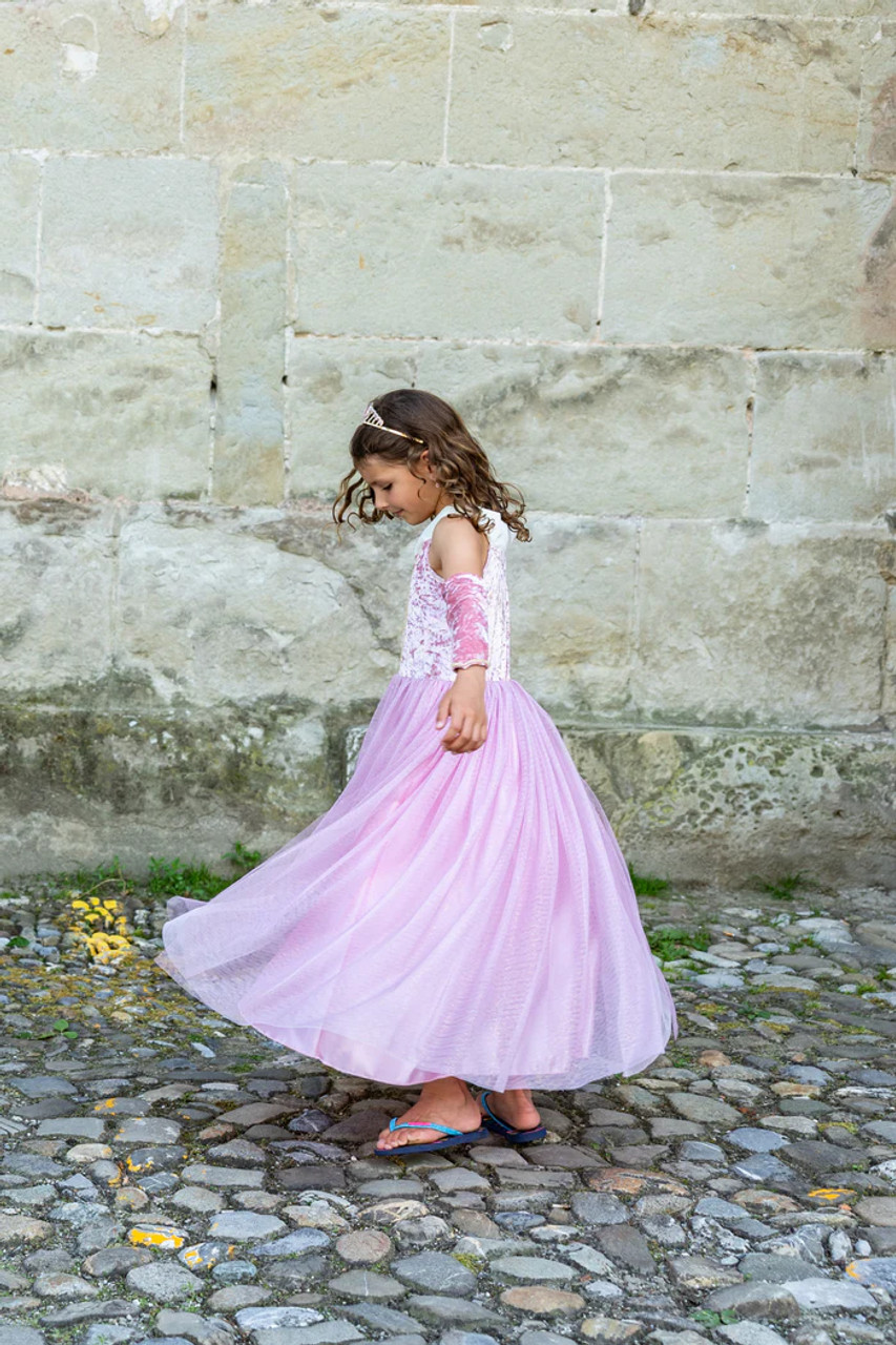 Velvety Soft Sleeping Sweetheart Princess Gown  Size 3-4