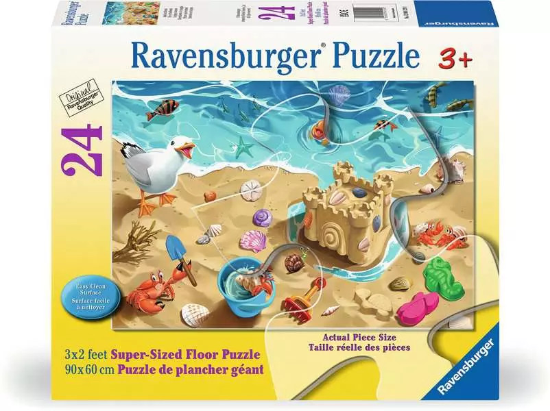 Fun At The Beach Giant Floor Puzzle, 24p