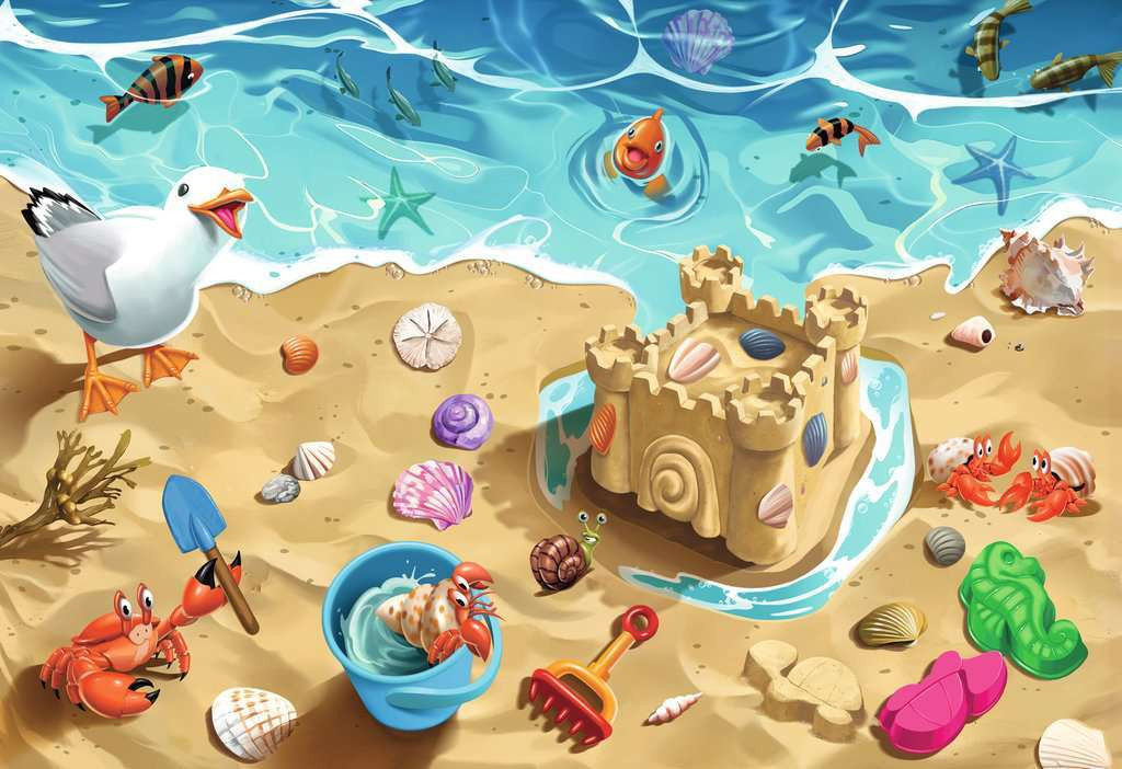 Fun at the Beach Giant Floor Puzzle, 24p 2